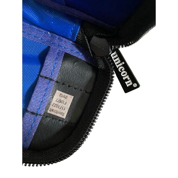 Unicorn Soft Tip Dart Set Case Extra Flights Shafts Black Blue Red Game League - Picture 3 of 10